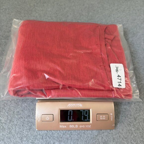 Cut Loose Watermelon Pink 3/4 Sleeve Shirt Top Casual Everyday Wear Size Large - Picture 10 of 11